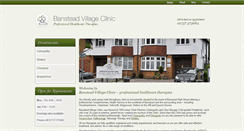 Desktop Screenshot of bansteadvillageclinic.com